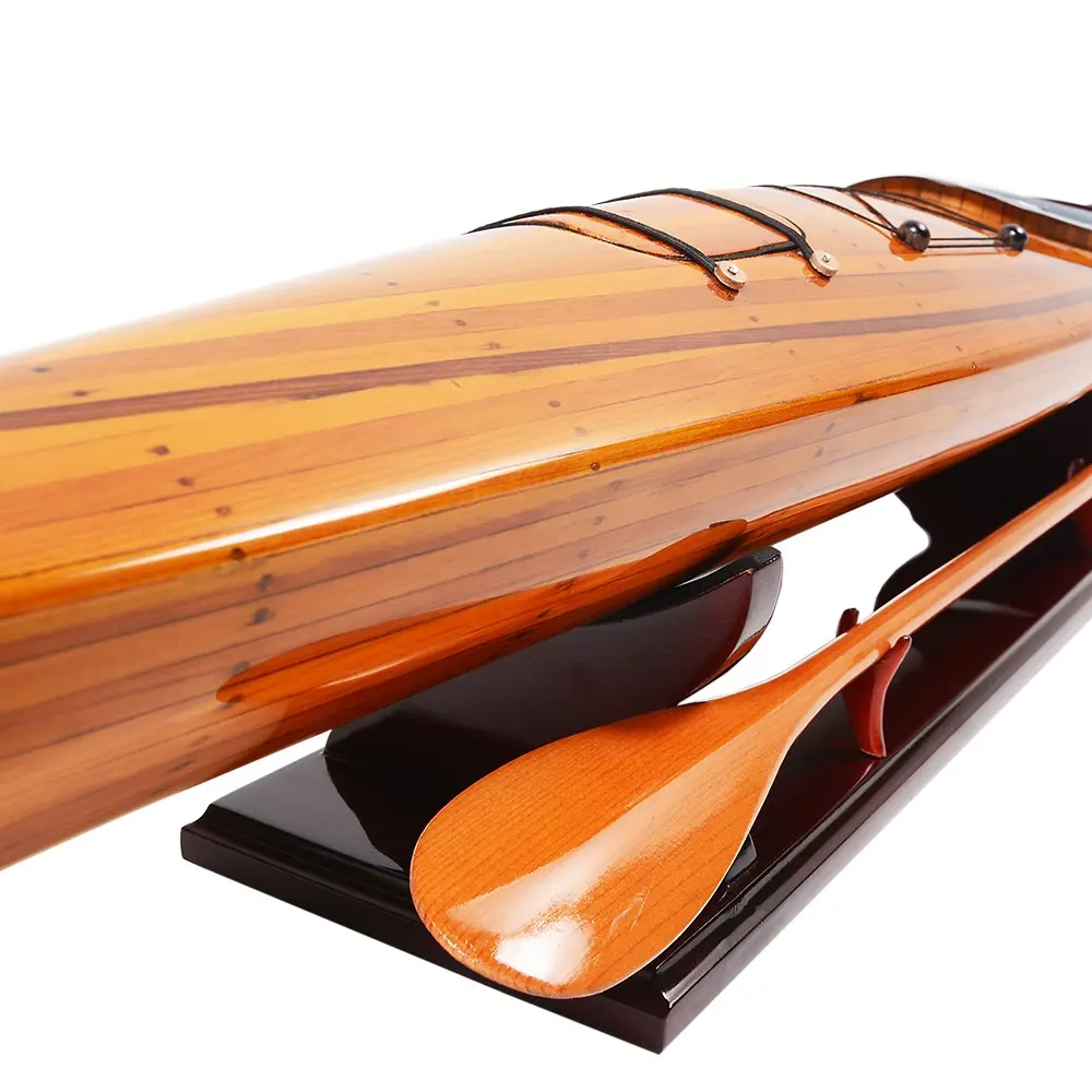 B078 Kayak Wooden Boat Model 